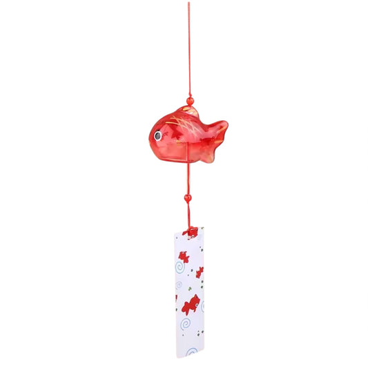 Campanellino al vento Giapponese FURIN - PESCE ROSSO