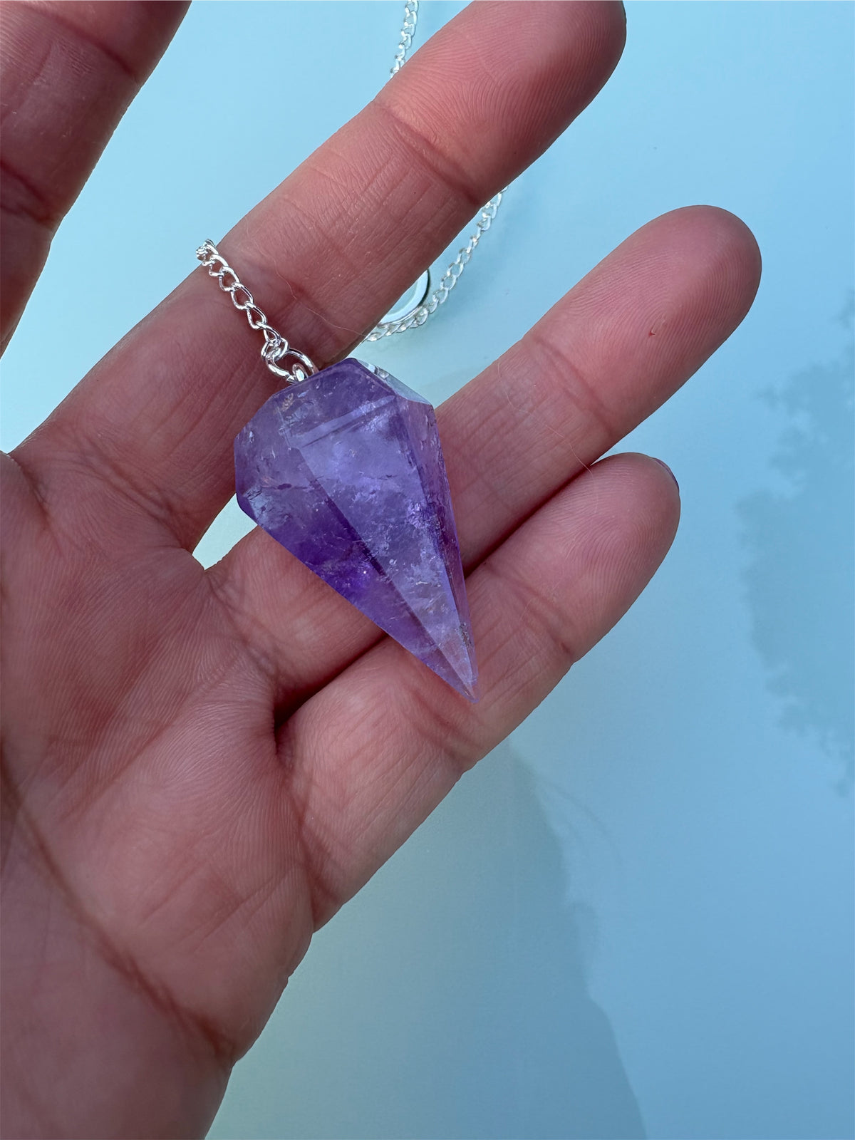 Pendolo in Fluorite