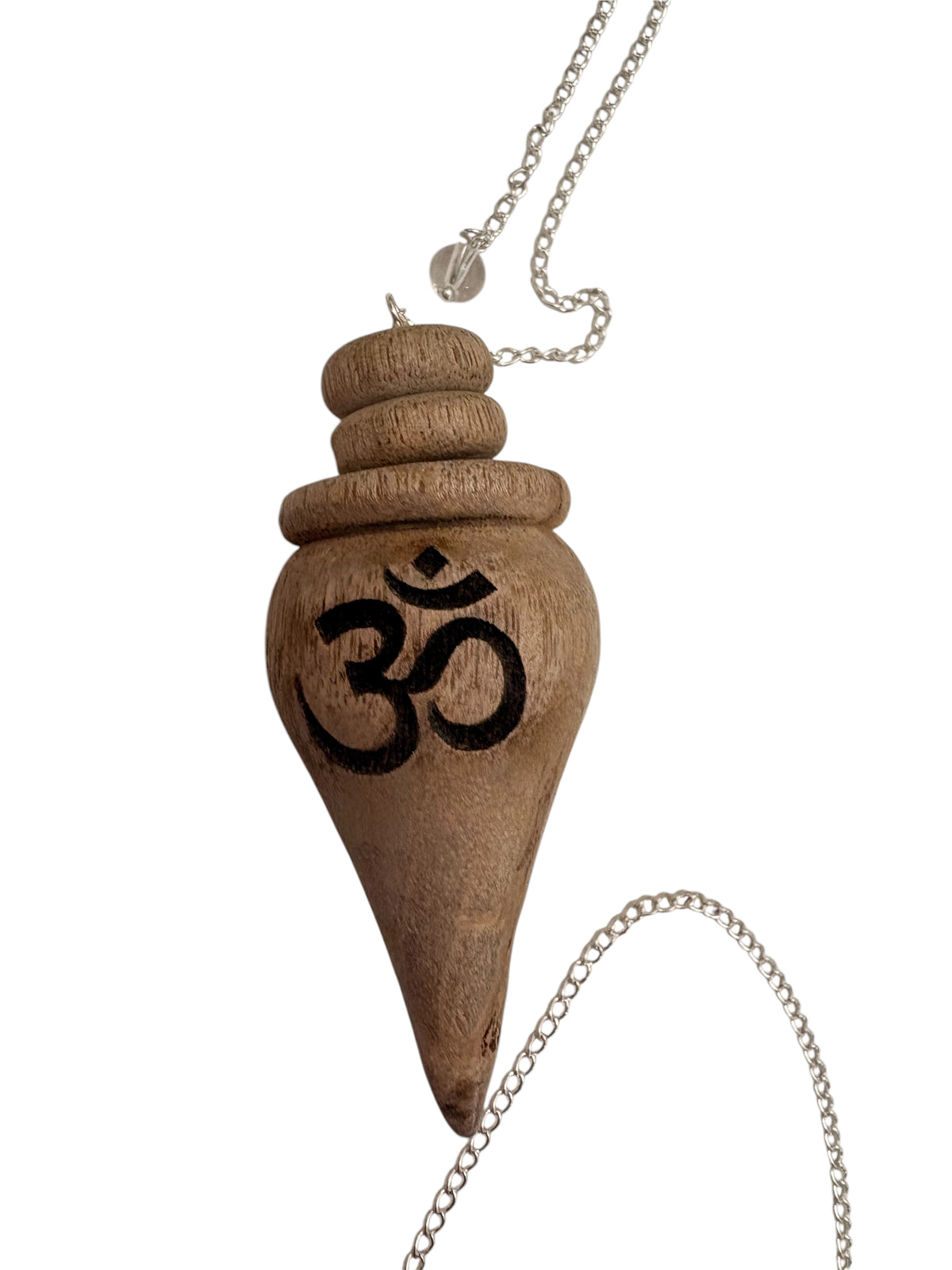 Pendolo in Legno Iside con OM (con Testimone)