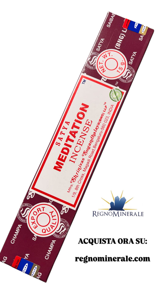 Incenso SATYA MEDITATION “Meditazione”