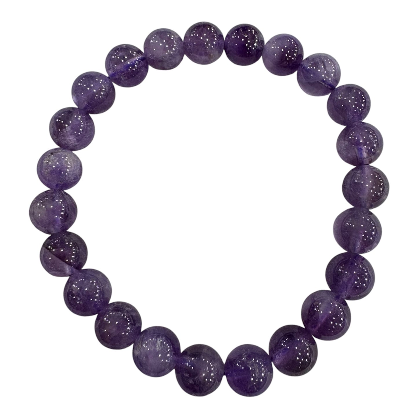 Ametista - Bracciale sfera 8 mm