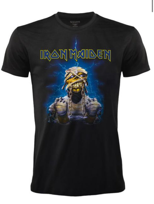 T-shirt IRON MAIDEN (mummia azzurra)