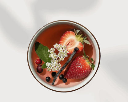 YOGI TEA - Frutti rossi
alla vaniglia - INFUSO AYURVEDICO DI FRUTTI ROSSI,
FIORI DI SAMBUCO, VANIGLIA