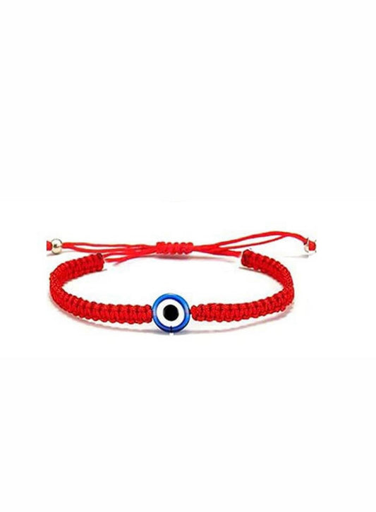 Bracciale rosso  OCCHIO TURCO / OCCHIO DI ALLAH per allontanare il "malocchio" e proteggere chi li indossa dalle energie negative - intrecciato a mano