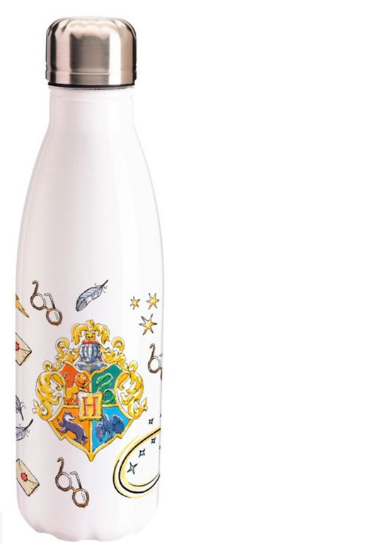 HARRY POTTER - Bottiglia d'acqua BORRACCIA - Simboli di Hogwarts