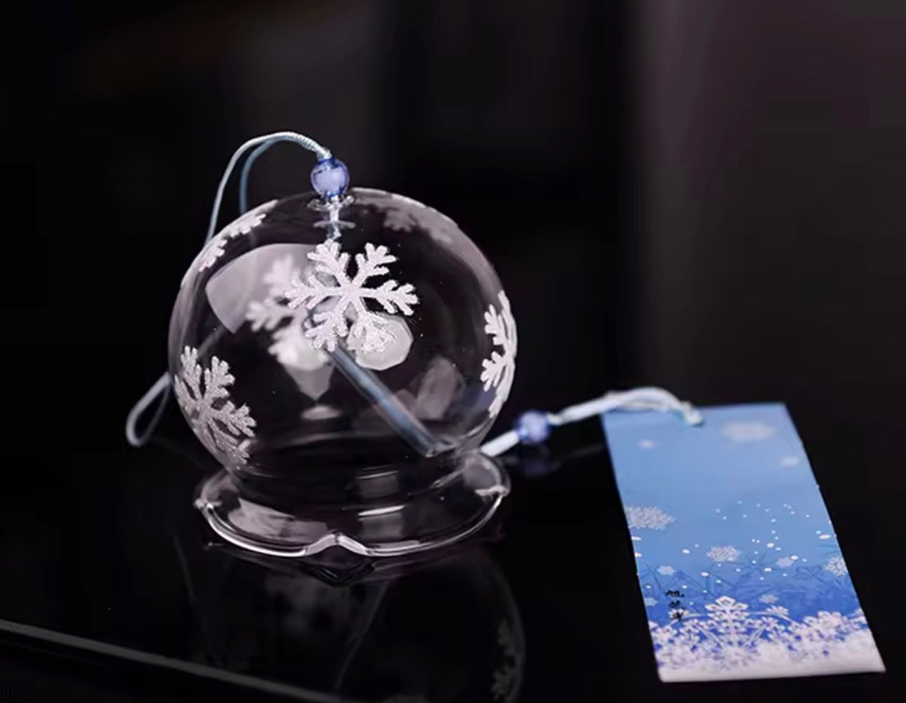 Campanellino al vento Giapponese FURIN - FIOCCO DI NEVE