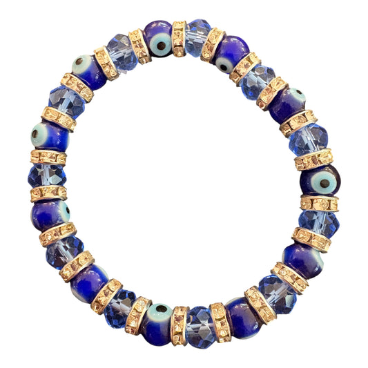 Bracciale azzurro OCCHIO DI ALLAH “Protezione”