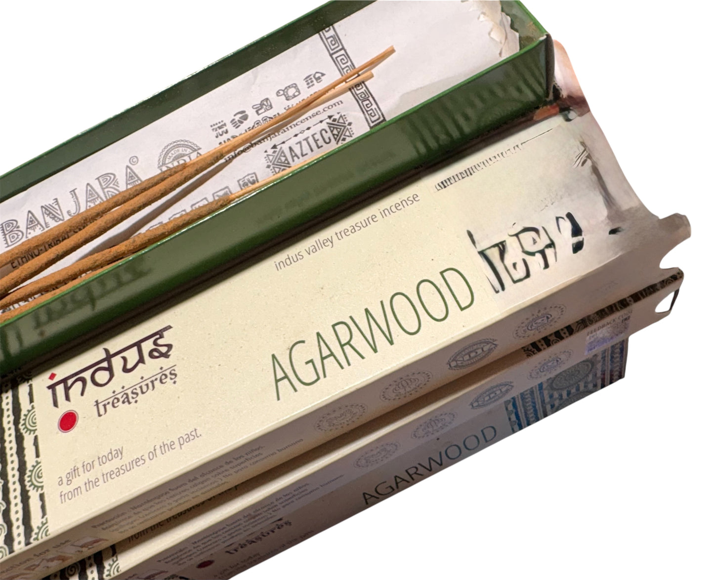Incenso Indus Treasures Agarwood￼
