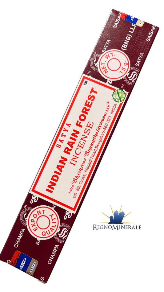 Incenso SATYA INDIAN RAIN FOREST “Pioggia tropicale delle foreste indiane”