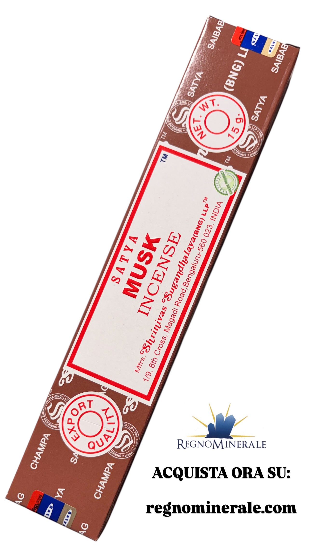 Incenso SATYA MUSK “Muschio”