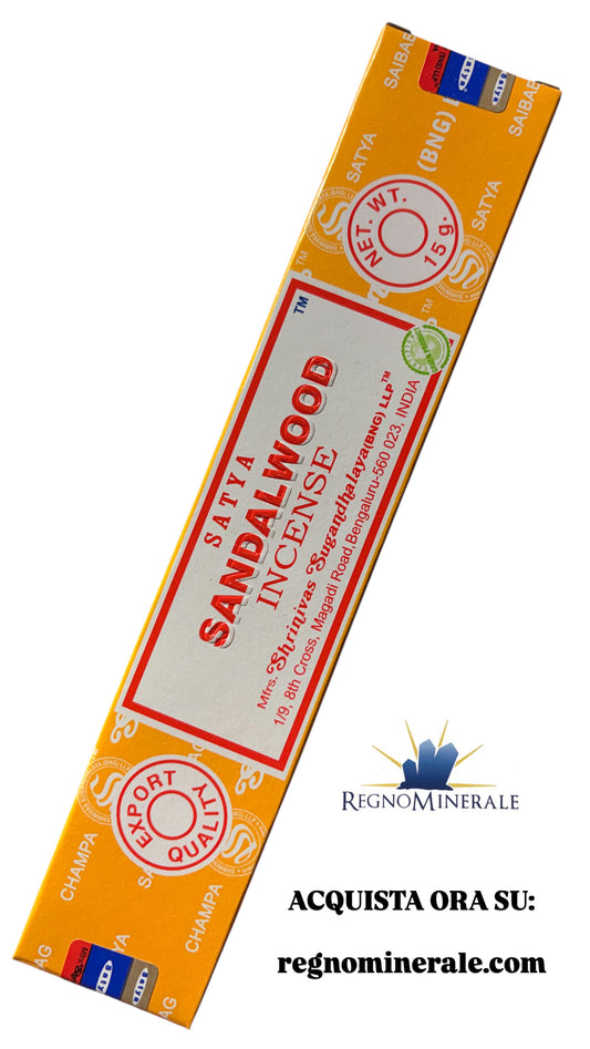Incenso SATYA SANDAL WOOD “Legno di Sandalo”