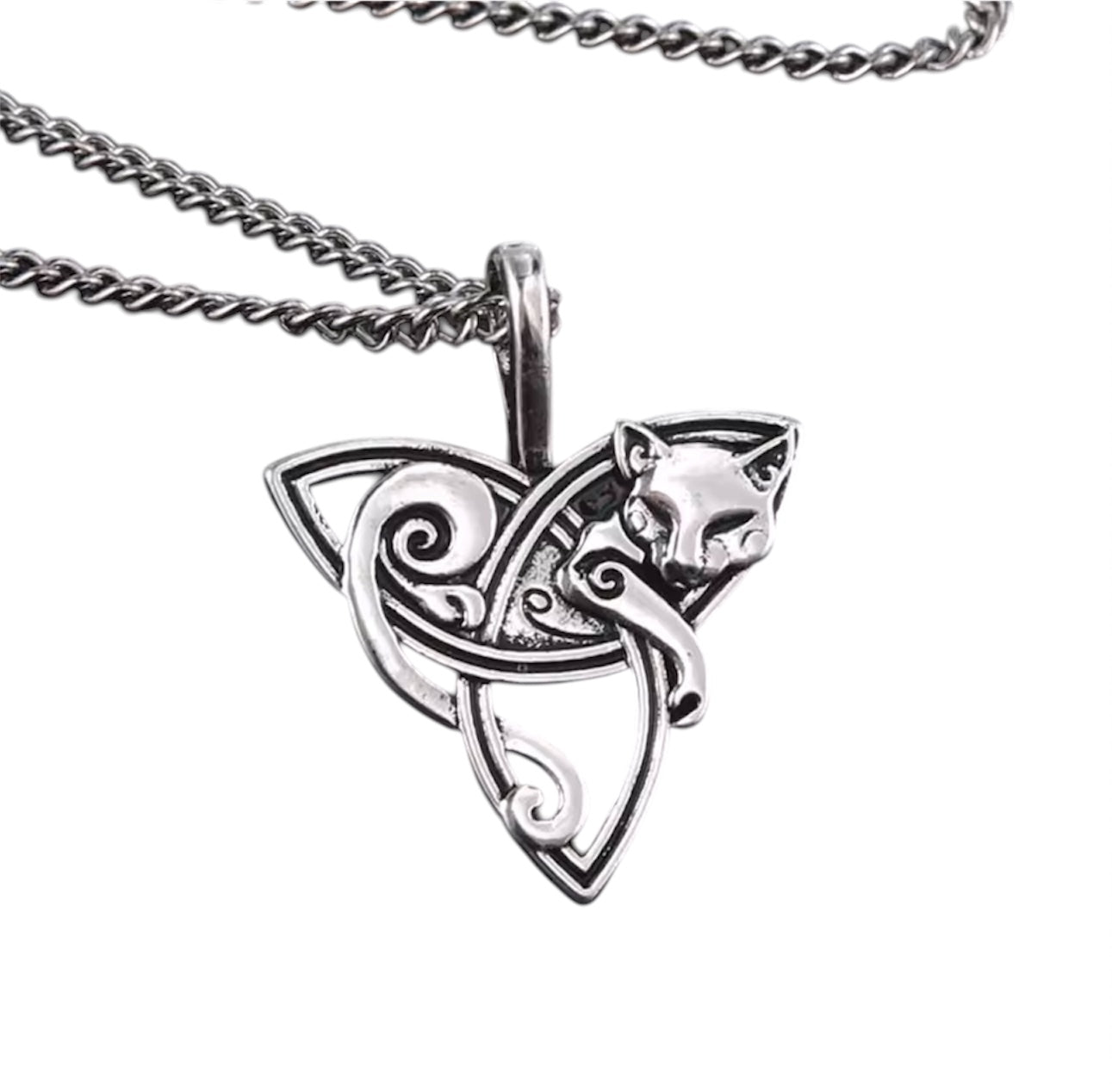 Collana Triskele con Gatto