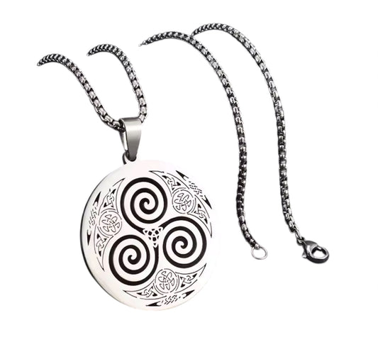Collana Triskele in Acciaio