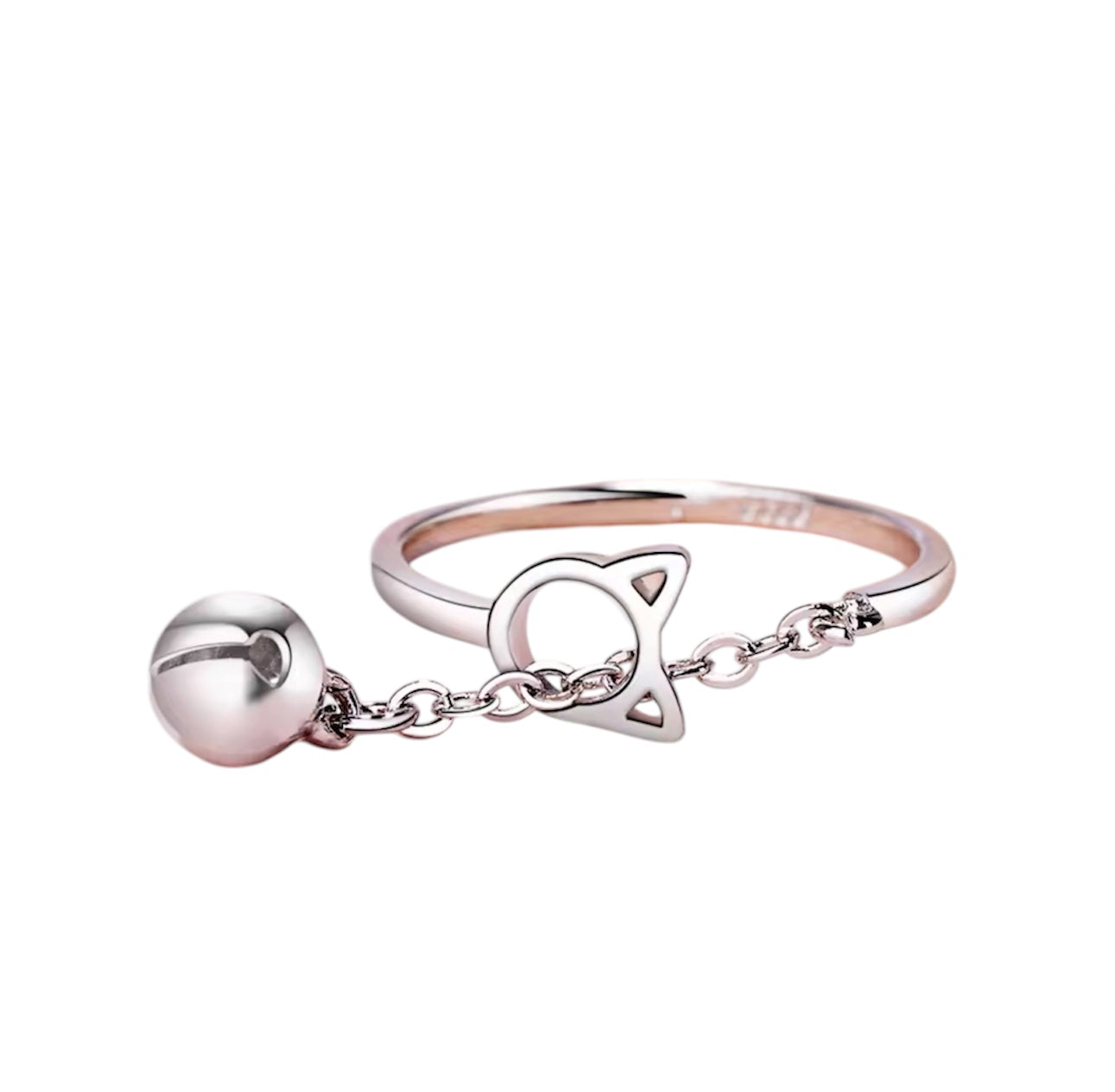 Anello Gatto con campanellino - regolabile