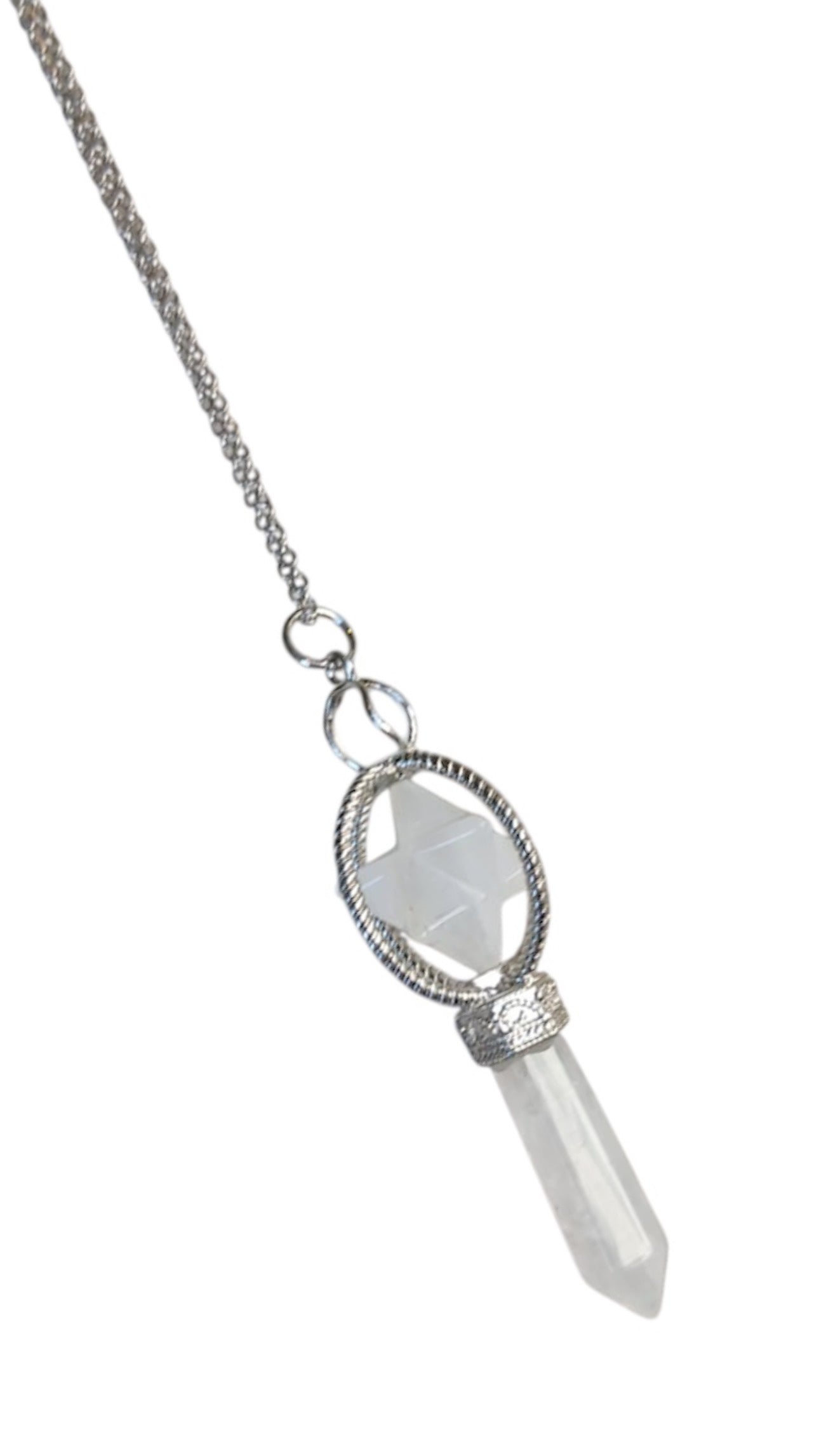 Merkaba Collana in Cristallo di Rocca