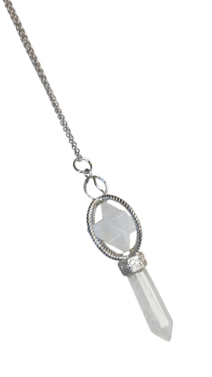 Merkaba Collana in Cristallo di Rocca