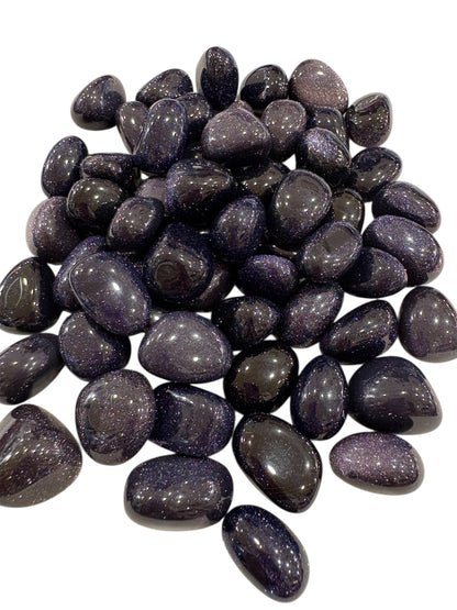 Pietra del sole Blu burattata