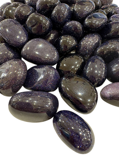 Pietra del sole Blu burattata