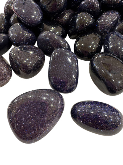 Pietra del sole Blu burattata