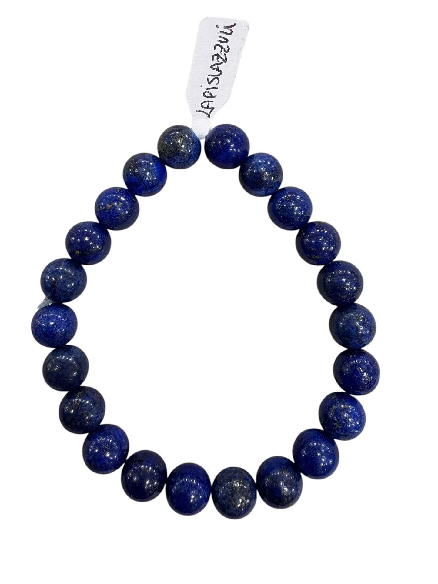 Lapislazzuli a sfera 8mm Bracciale
