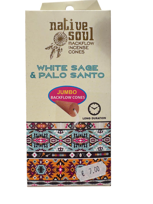 Incenso a CONO per effetto cascata - NATIVE SOUL PaloSanto